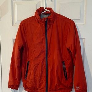 GAP kids Size XL Vibrant Red Windbreaker with Hood